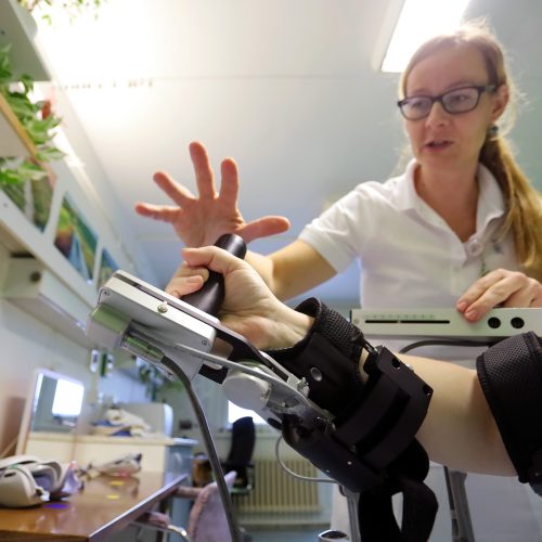 Rehabilitace2 Studenty v nemocnici provázejí mentoři