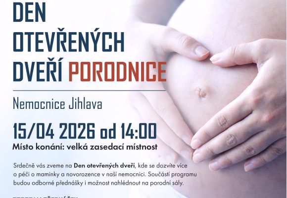 leták - den otevřených dveří porodnice